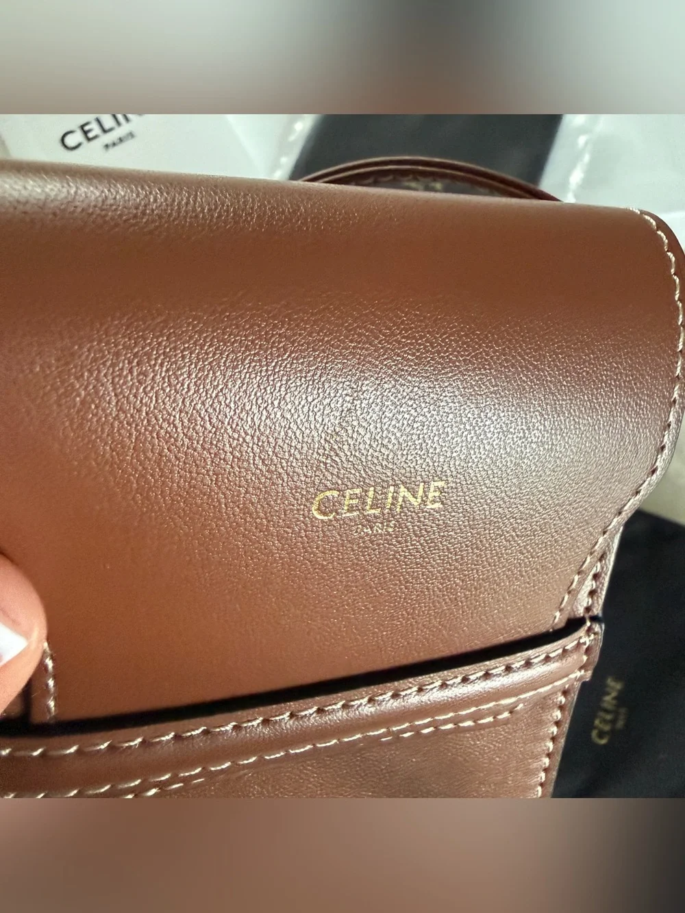 Celine Triomphe 57mm Pilot Sunglasses, New with Tags - Picture 10 of 15
